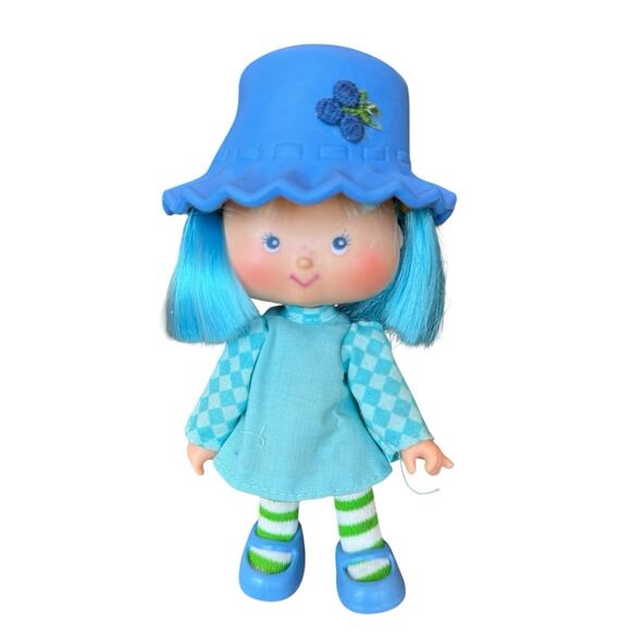 Vintage '80s Strawberry Shortcake - Blueberry Muffin Doll - American Greetings - Picture 1 of 7